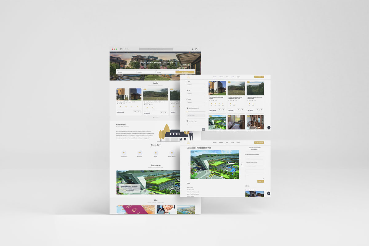 Meral Gayrimenkul Web Site Tasarımı